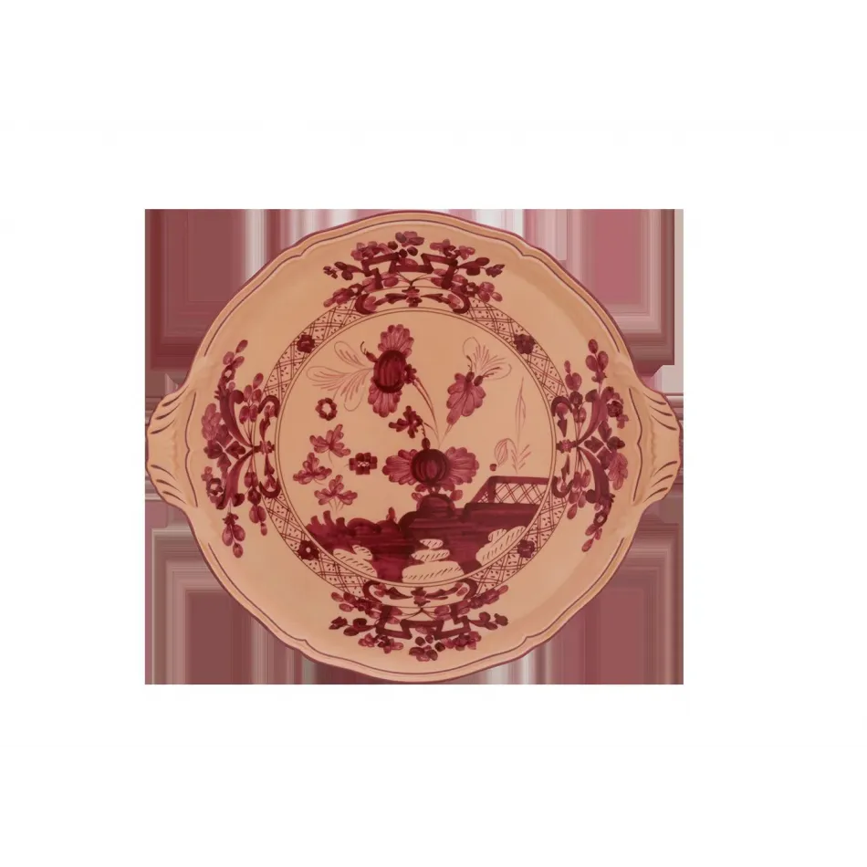 Oriente Italiano Vermiglio Round Cake Plate 12 in