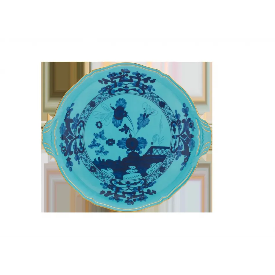 Oriente Italiano Iris Round Cake Plate 12 in