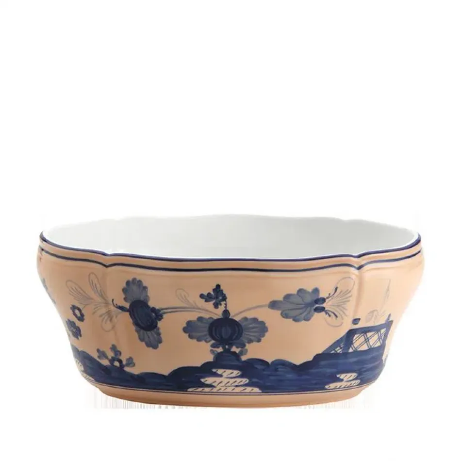 Oriente Italiano Cipria Oval Salad Bowl 9 3/4 in