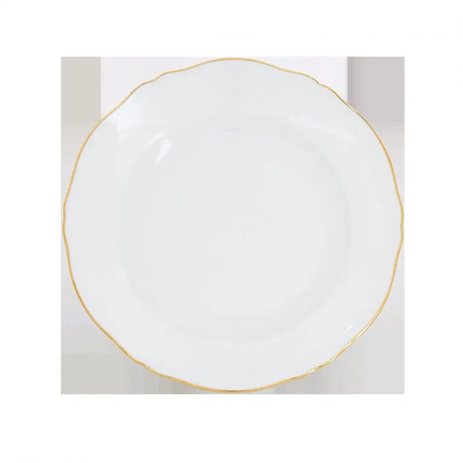 Corona Oro Brillante Flat Bread Plate 6 3/4 in