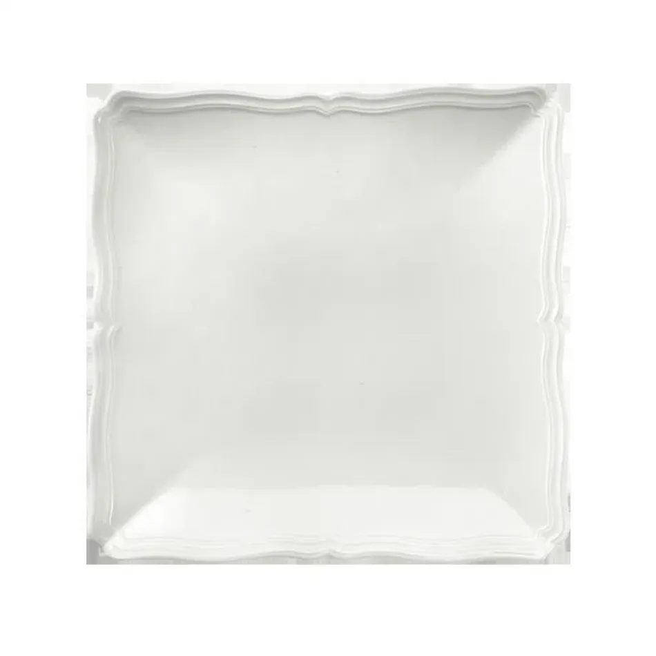 Antico Doccia Bianco Squared Flat Plate 8 1/2 in