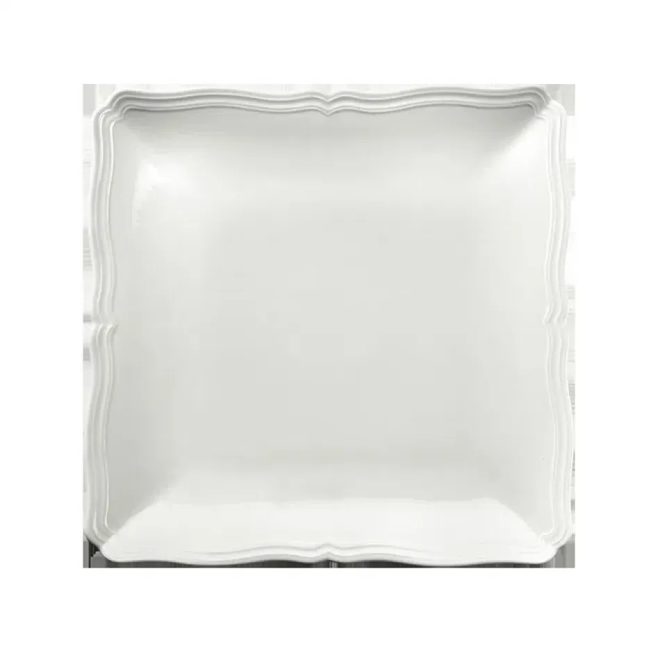 Antico Doccia Bianco Squared Flat Plate 11 1/4 in