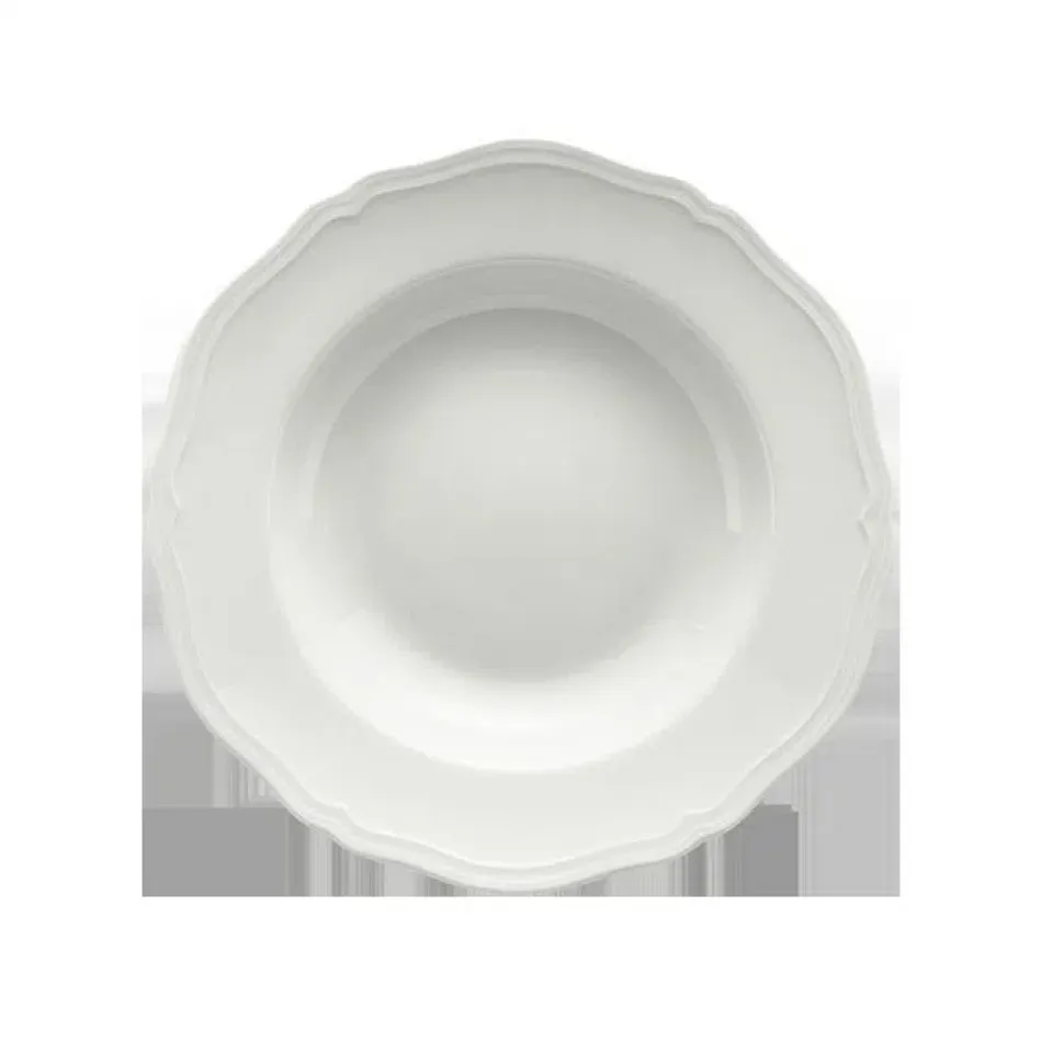 Antico Doccia Bianco Soup Plate Cm 24 In. 9 1/2