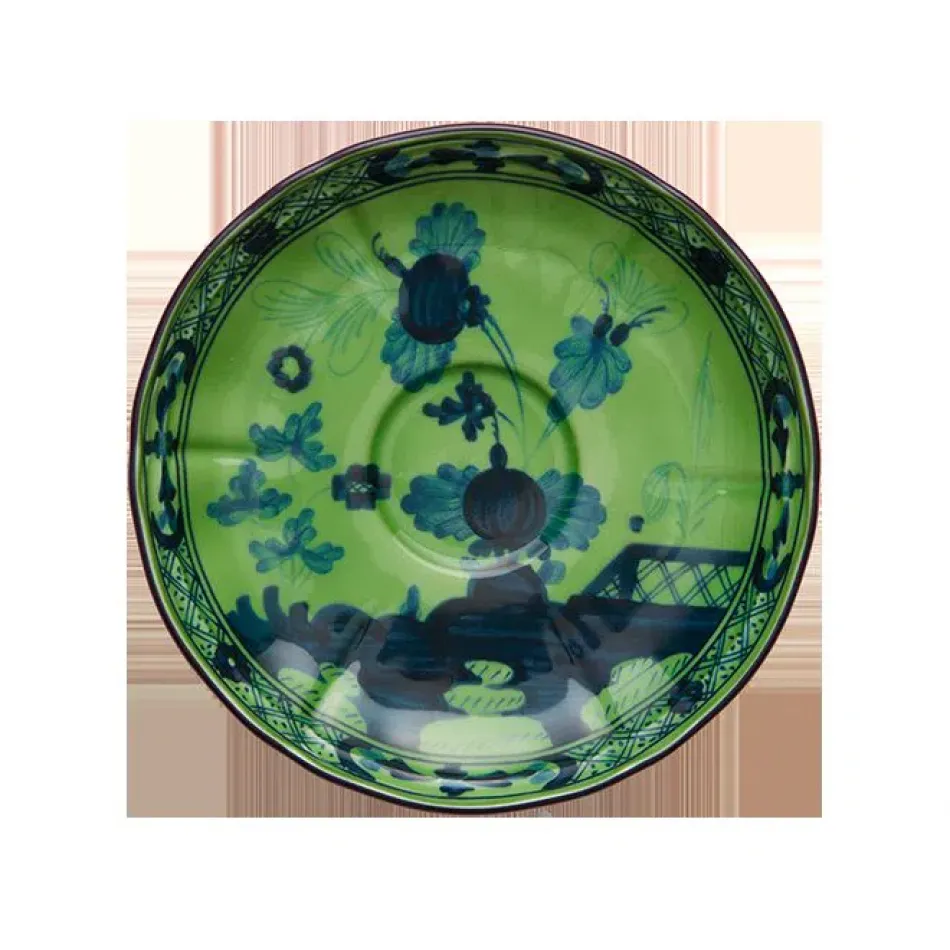 Oriente Italiano Malachite Tea Saucer 6 in