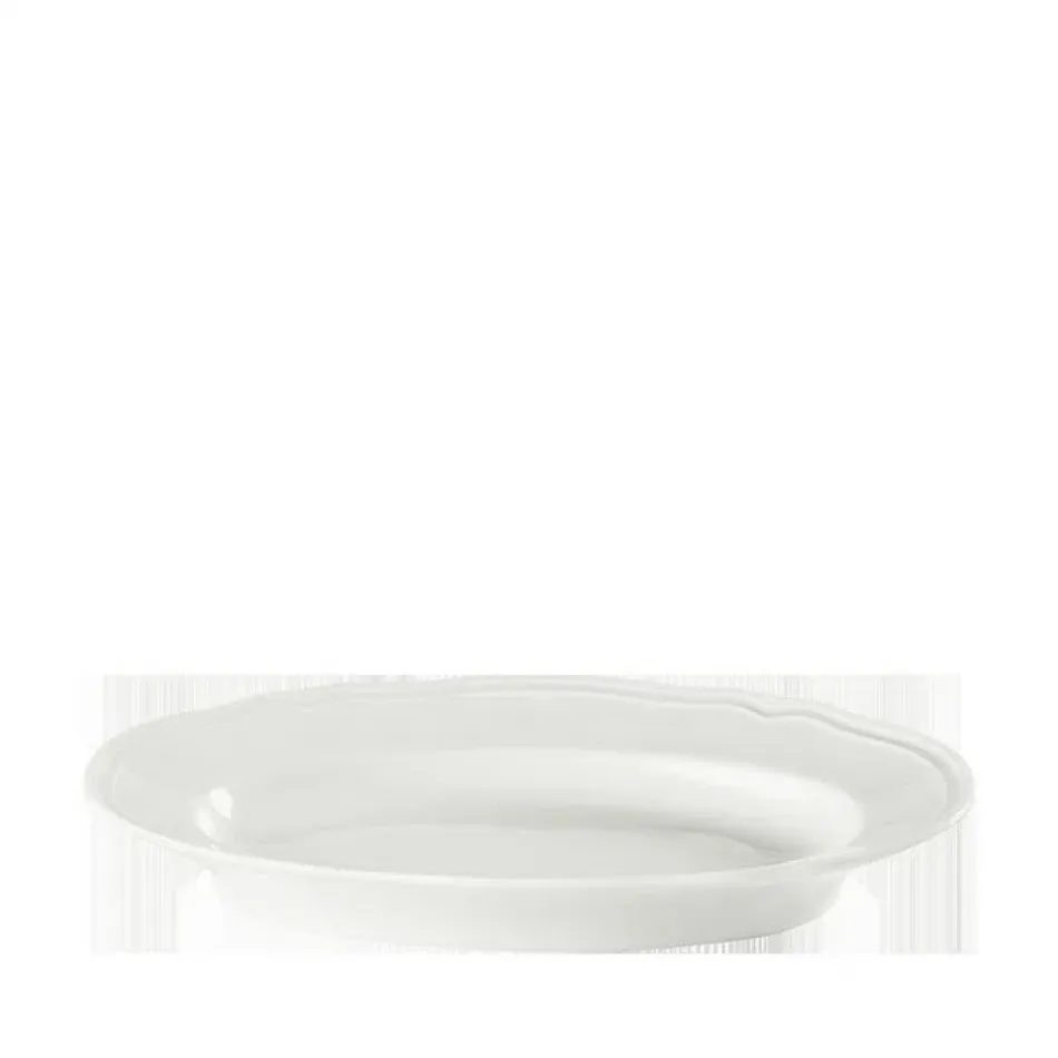 Antico Doccia Bianco Oval Pickle Dish 8 3/4 in