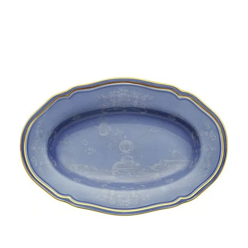 Oriente Italiano Pervinca Oval Pickle Dish 8 3/4 in