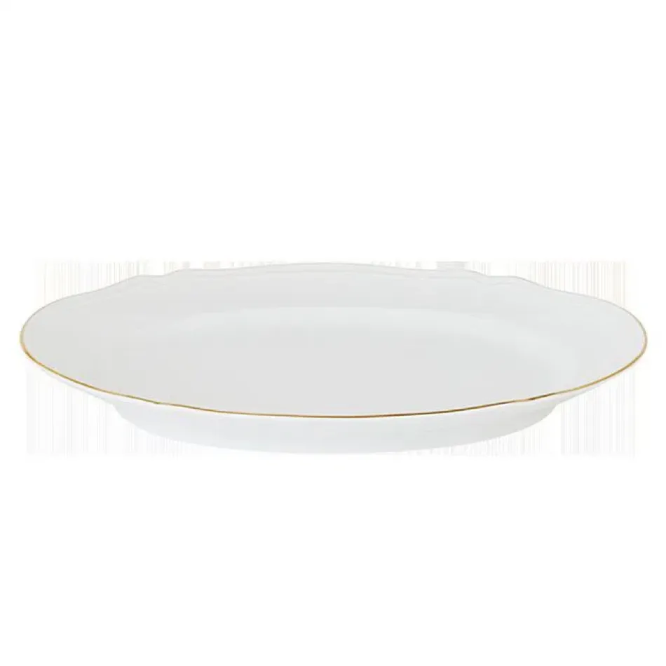 Corona Oro Brillante Oval Flat Platter 13 1/2 oz