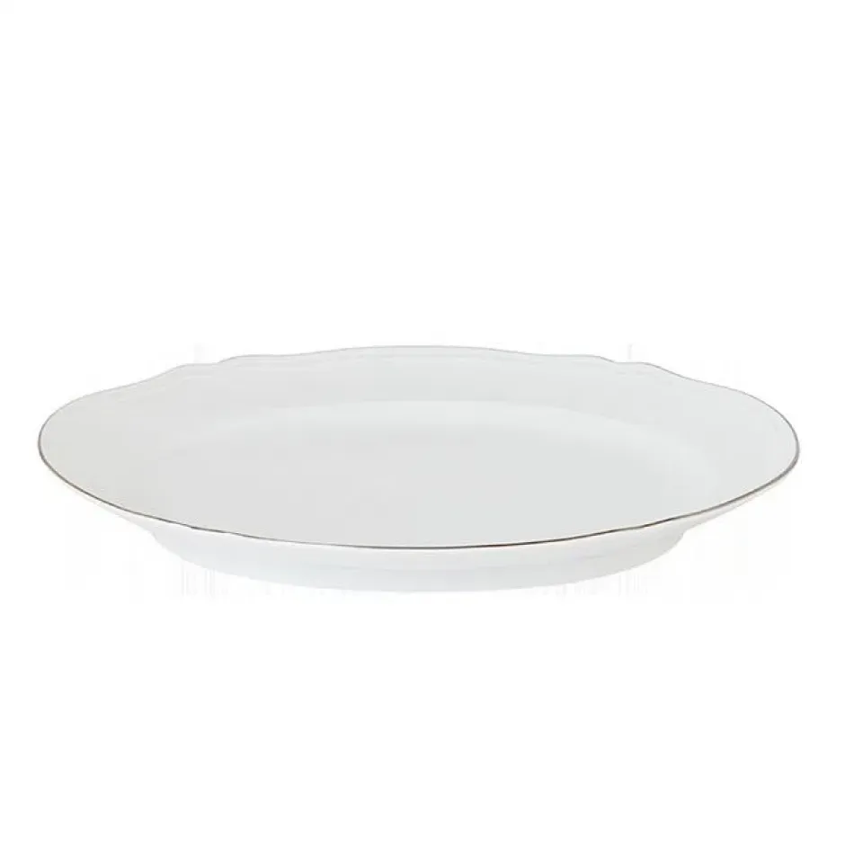 Corona Platino Oval Flat Platter 13 1/2 oz