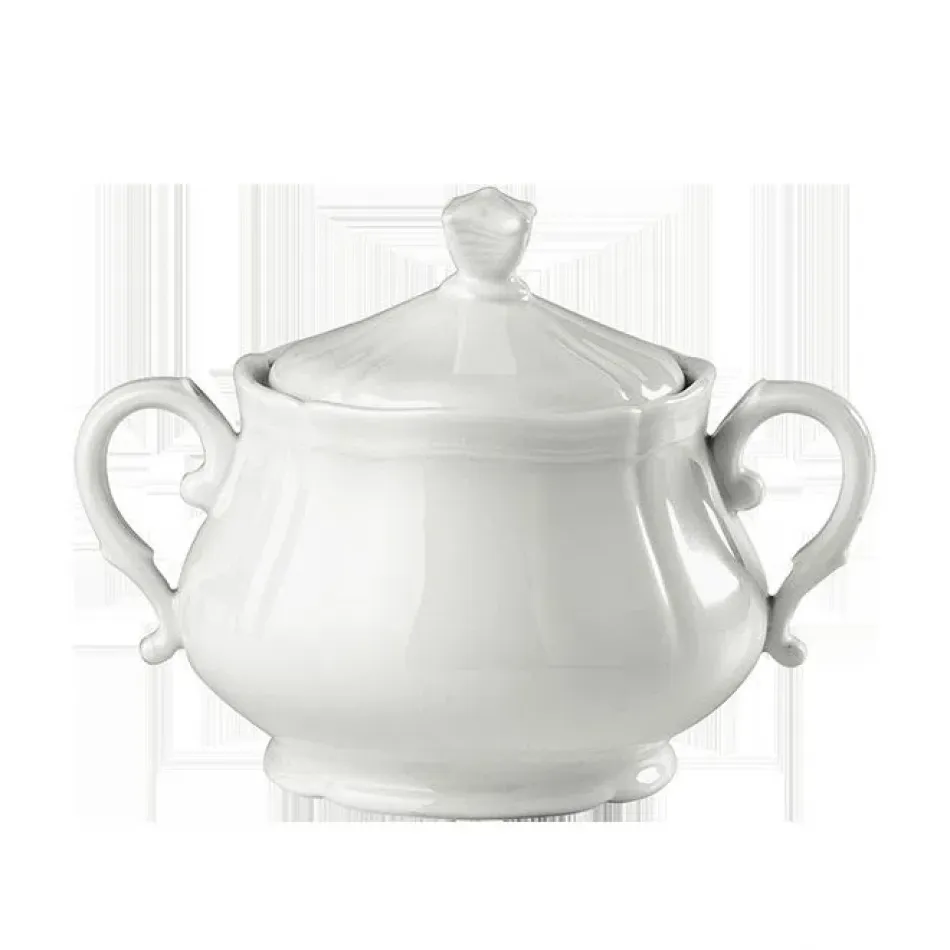 Antico Doccia Bianco Sugar Bowl For 12 16 3/4 oz