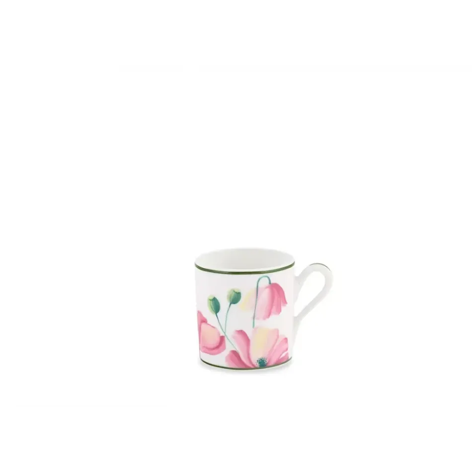 Florenza - Malva Fondo Bianco Impero Coffee Cup Cc 80 Oz. 2,7