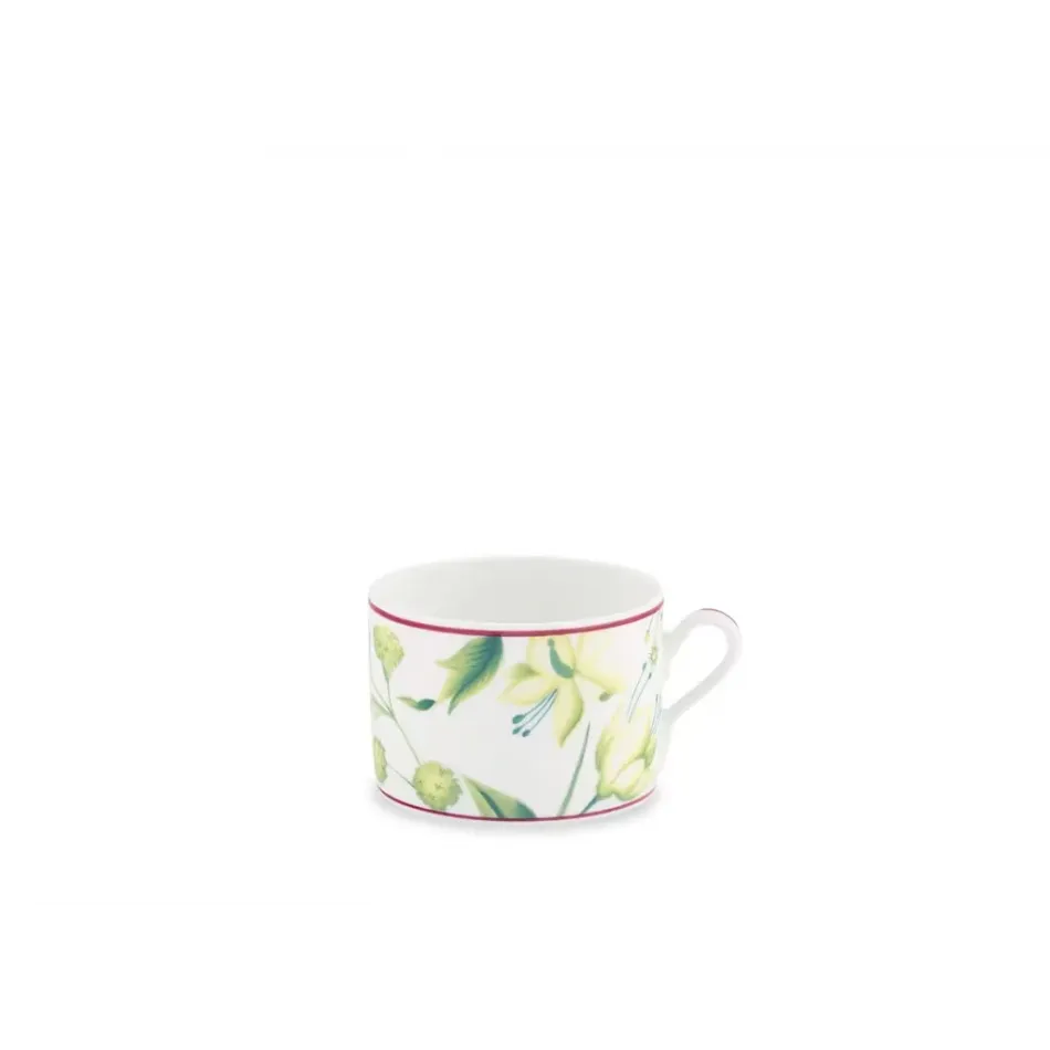 Florenza - Acanto Fondo Bianco Impero Tea Cup Cc 220 Oz. 7,4
