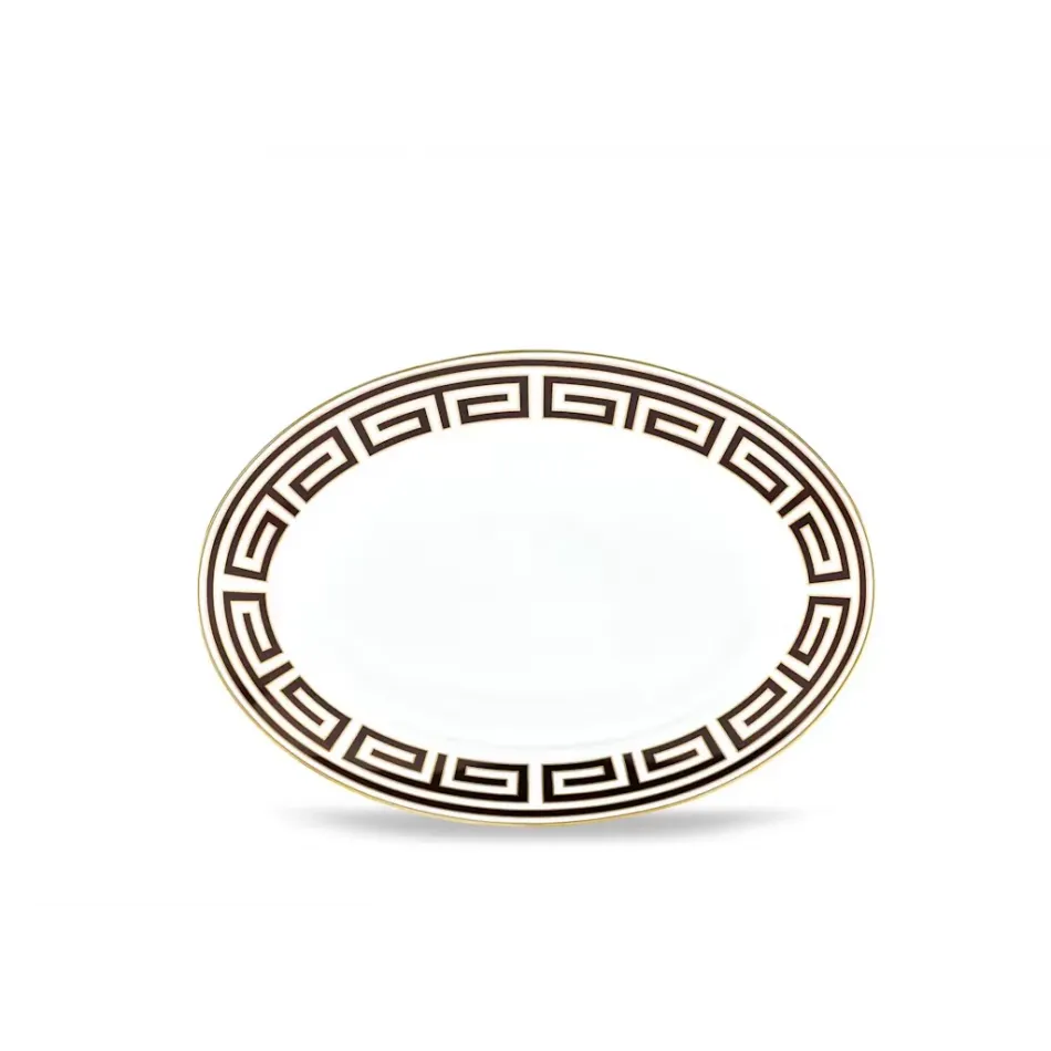 Labirinto Ebano Oval Flat Platter Cm 34 In. 13 1/4, Impero Shape