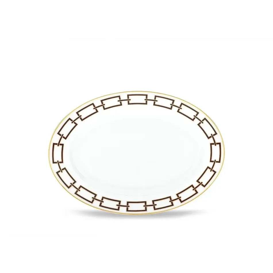 Catene Ebano Impero Oval Flat Platter Cm 34 In. 13,4