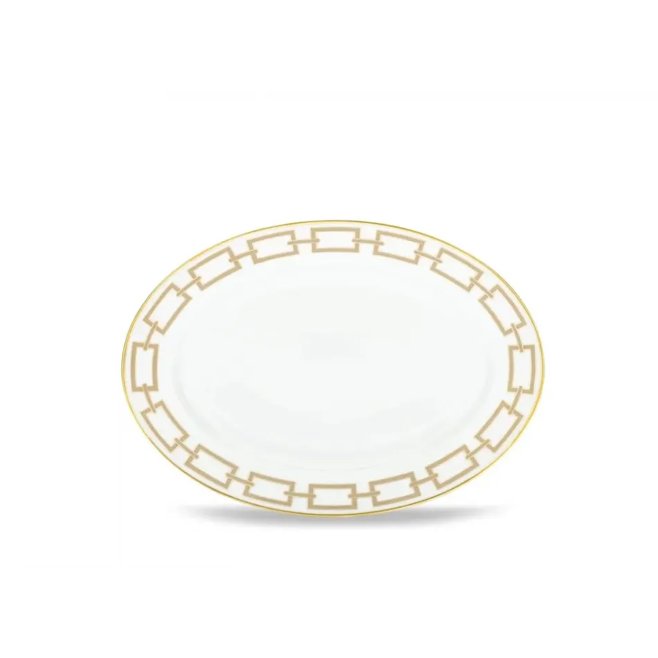 Catene Cachemire Impero Oval Flat Platter Cm 34 In. 13,4