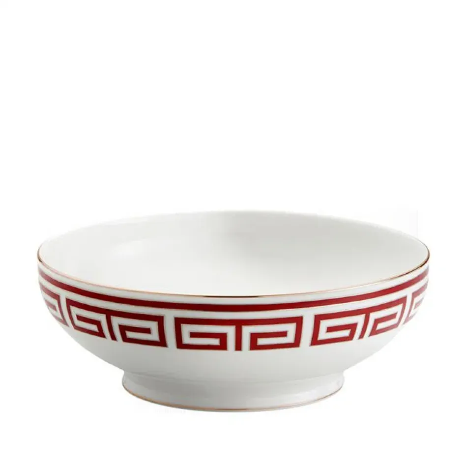 Labirinto Scarlatto Salad Bowl 10 1/2 in