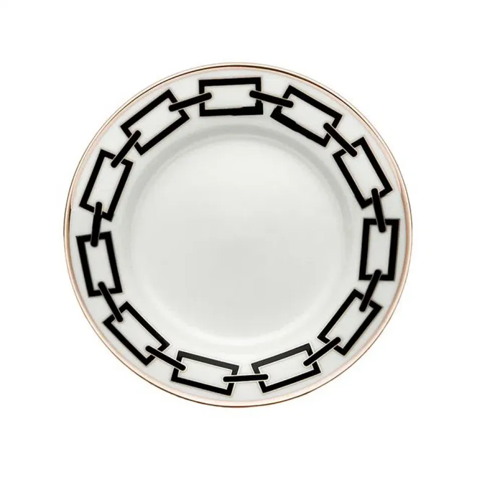 Catene Nero Flat Bread Plate 6 1/2 in