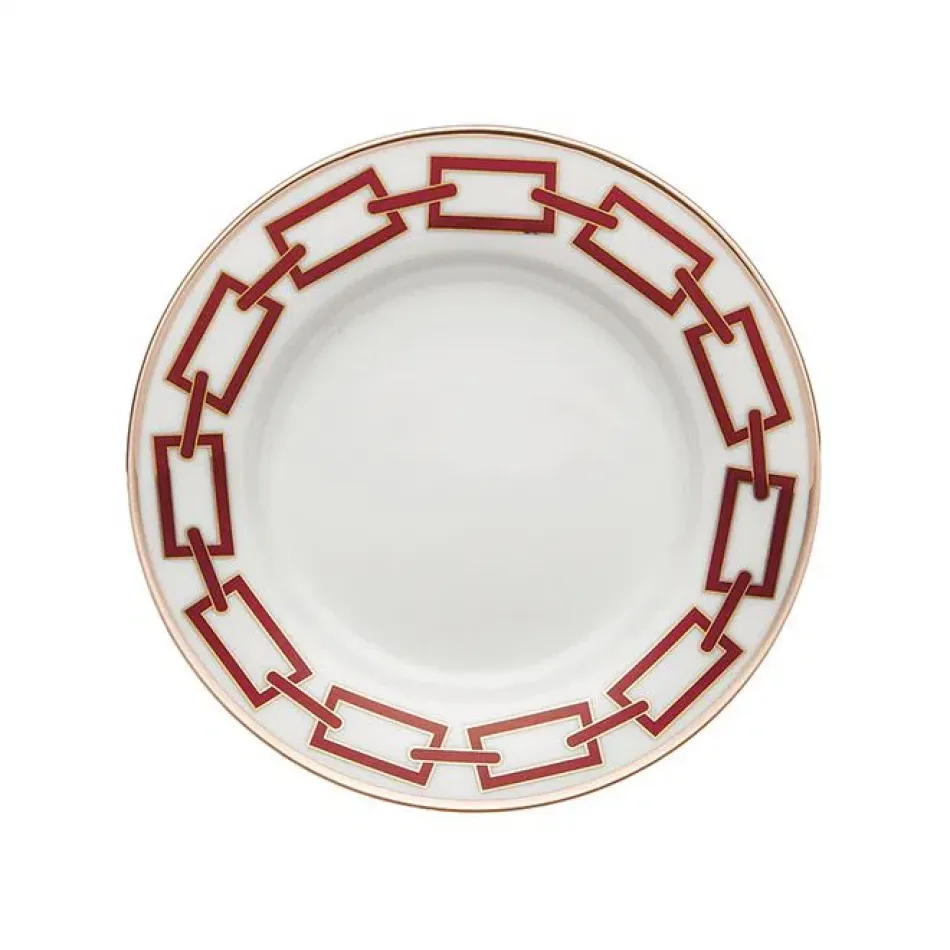 Catene Scarlatto Flat Bread Plate 6 1/2 in