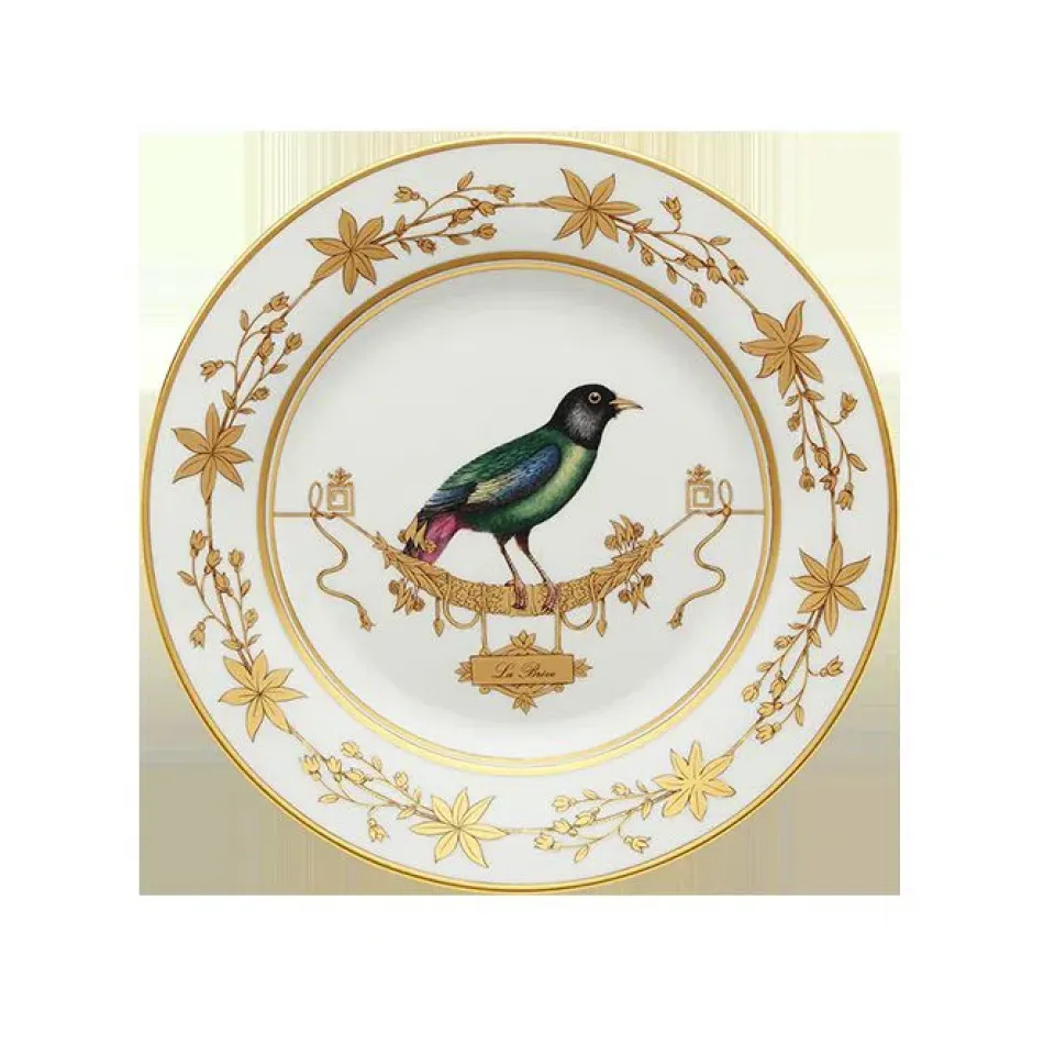 Voliere La Breve Flat Dinner Plate 11 in