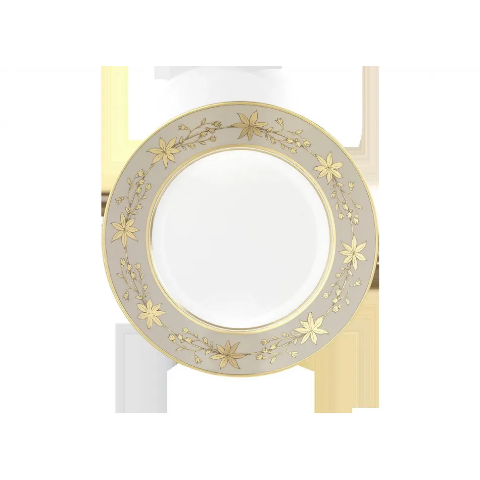 Voliere Tortora/Taupe Flat Dinner Plate 11 in