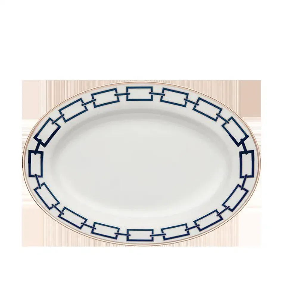 Catene Zaffiro Oval Platter Cm 40 In. 15 1/2