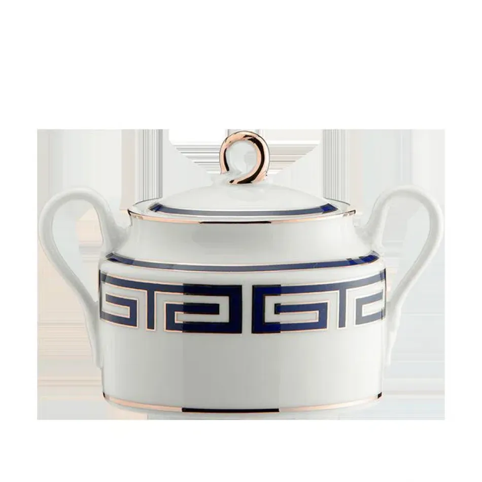 Labirinto Zaffiro Sugar Bowl With Cover 5 1/4 oz