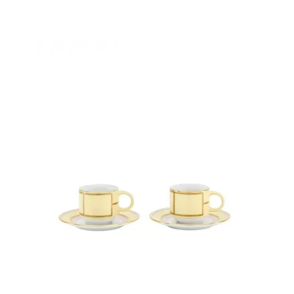 Diva Giallo (Yellow) Coffee Set For 2 pc 4