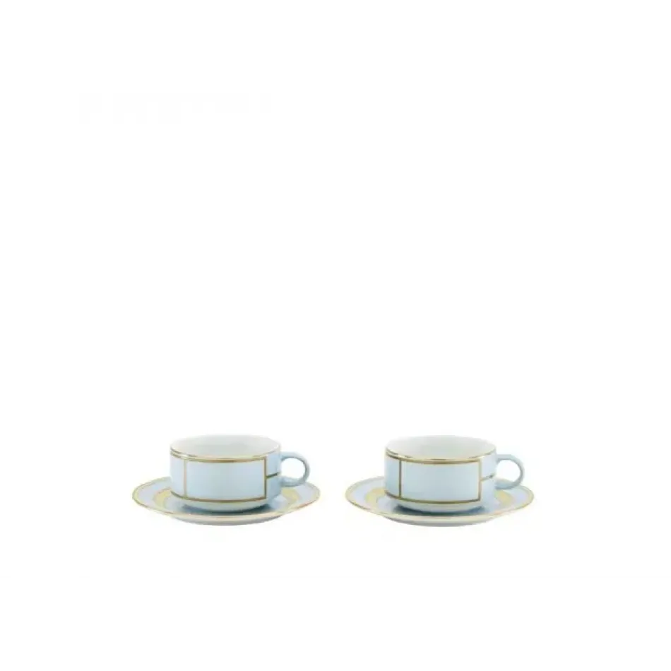 Diva Celeste (Light Blue) Tea Set For 2 pc 4