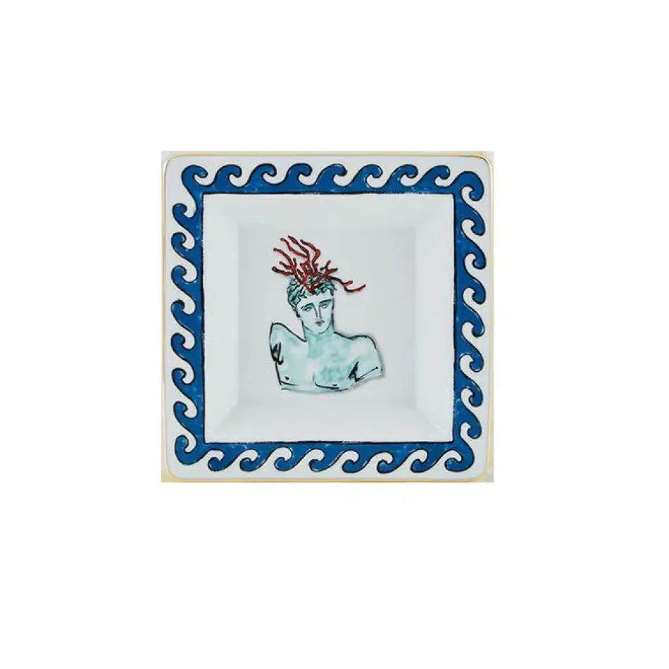 Il Viaggio Di Nettuno White Small Squared Vide Poche Cm 18 In. 7