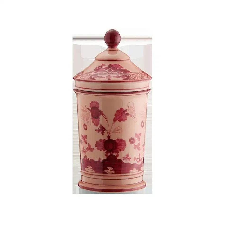 Oriente Italiano Vermiglio Pharmacy Vase With Cover 8 in