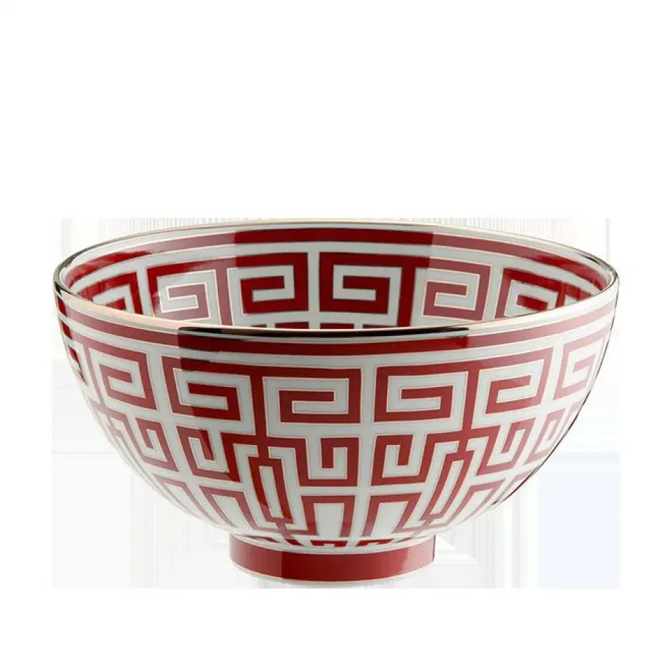 Labirinto Scarlatto Gio Ponti Bowl H In. 4 1/4 Cm 11