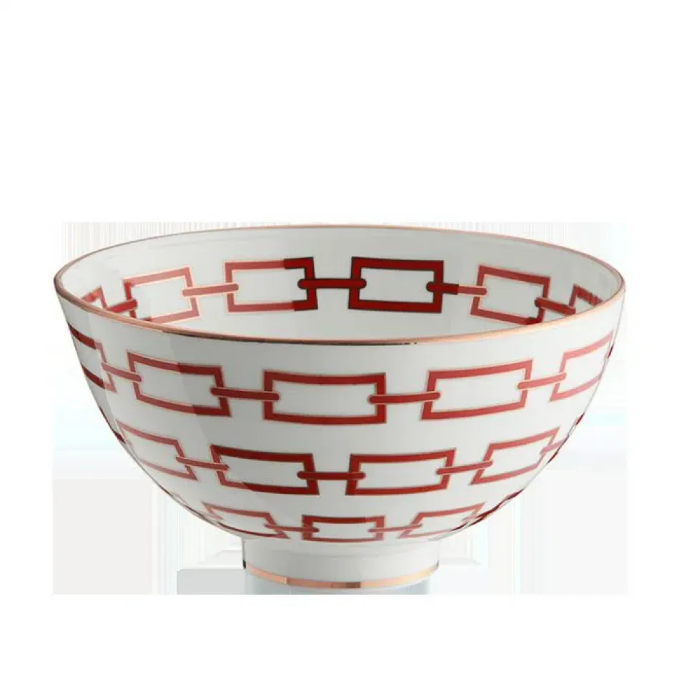 Catene Scarlatto Gio Ponti Bowl H In. 4 1/4 Cm 11