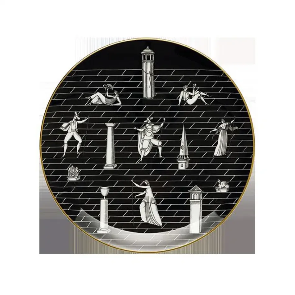 Gio Ponti  Passeggiata Archeologica Charger Plate Cm 33 In. 13