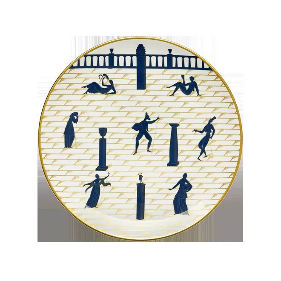Gio Ponti  Passeggiata Archeologica Charger Plate Cm 33 In. 13