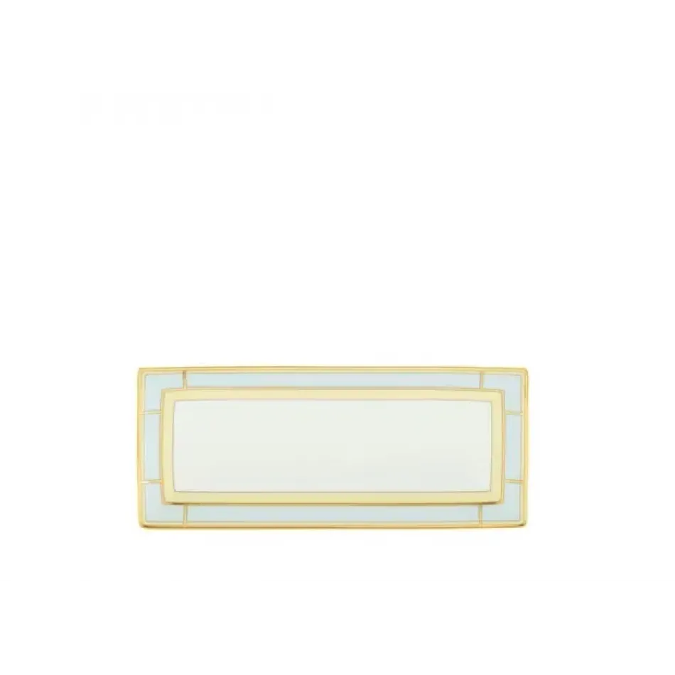 Diva Celeste (Light Blue) Rectangular Flat Platter cm 28 x 12 In 11 x 4 3/4. Diagono