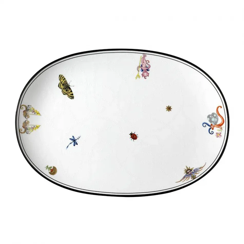 Arcadia Oval Flat Platter Cm 33 In. 13