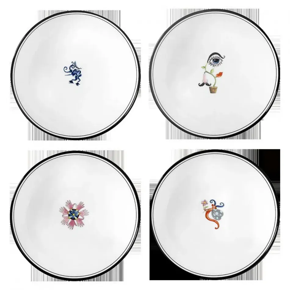 Arcadia Set Of 4 Fruit Bowl 6 1/2 in