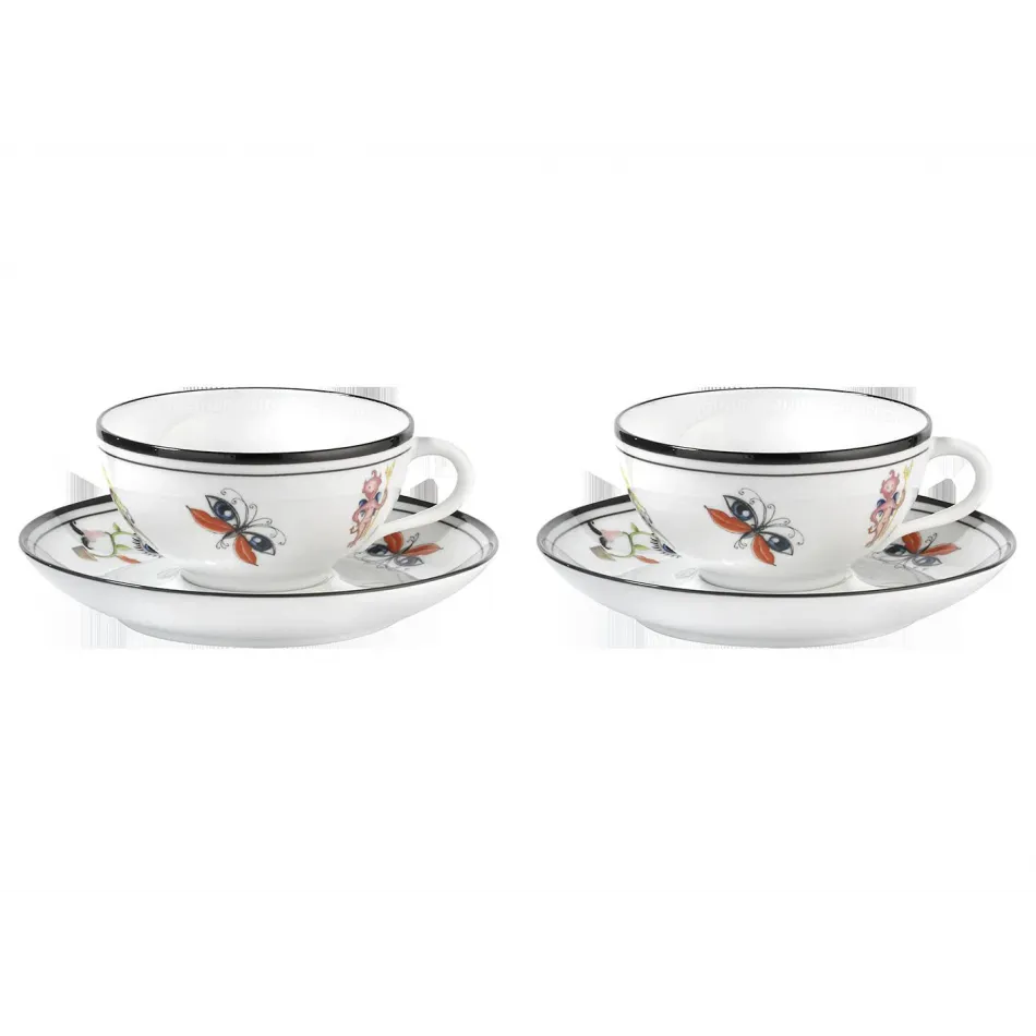 Arcadia Set Of 2 Tea Cup With Saucer