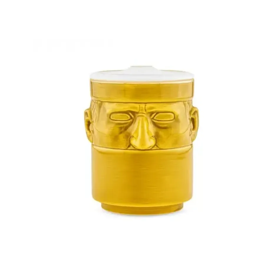 LCDC Collezione Il Seguace Candle Holder cm 12 in 3/4 Saffron