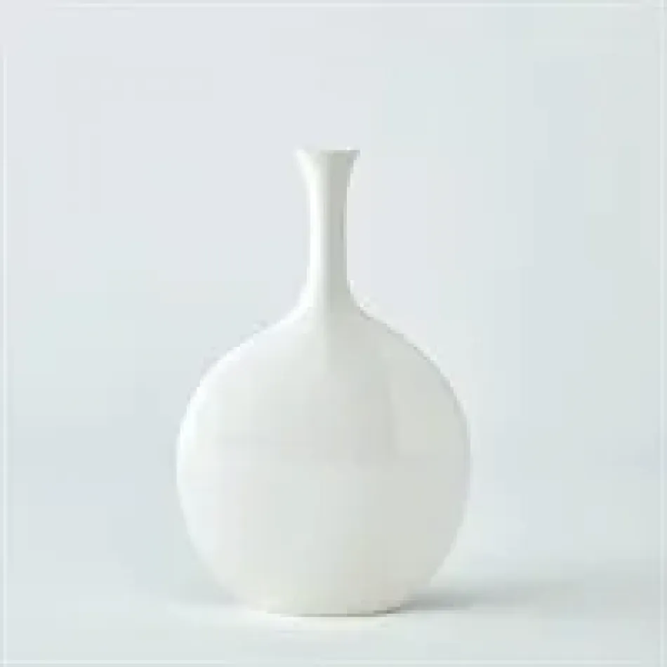 Silhouette Vase - White - Round