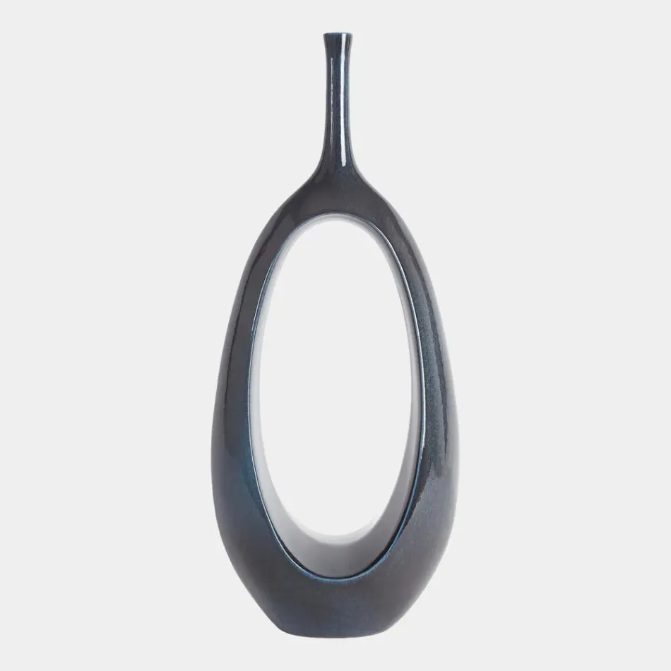 Open Celestial Oval Ring Vase Large