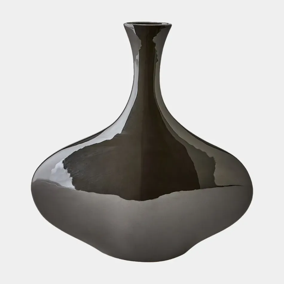 Silhouette Black Vase Wide