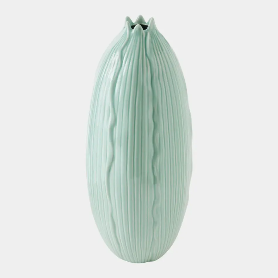 Cabbage Vase 19"H x 8"W x 8"D