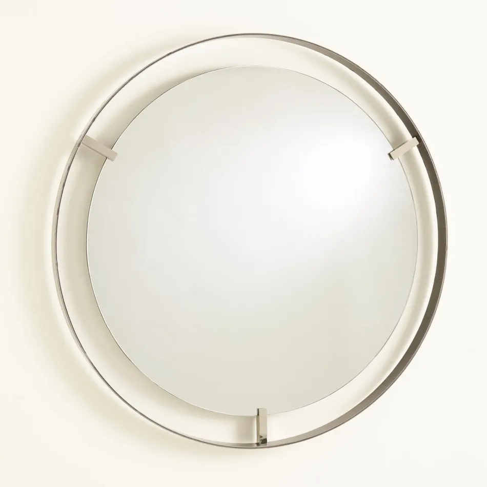 Floating Mirror Nickel Clips Natural Ir