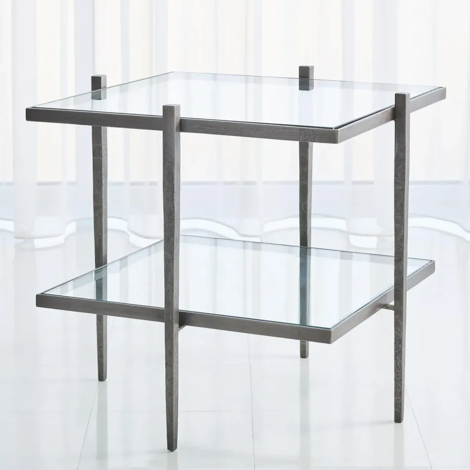 Laforge End Table Natural Iron
