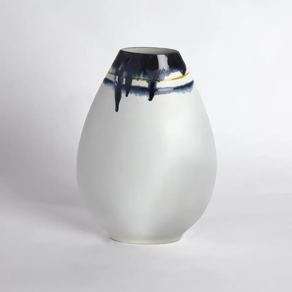 Glass Drip Vase Small