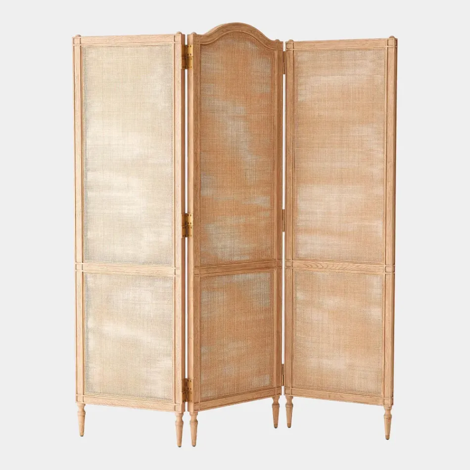 Josephine Bleached Oak Screen