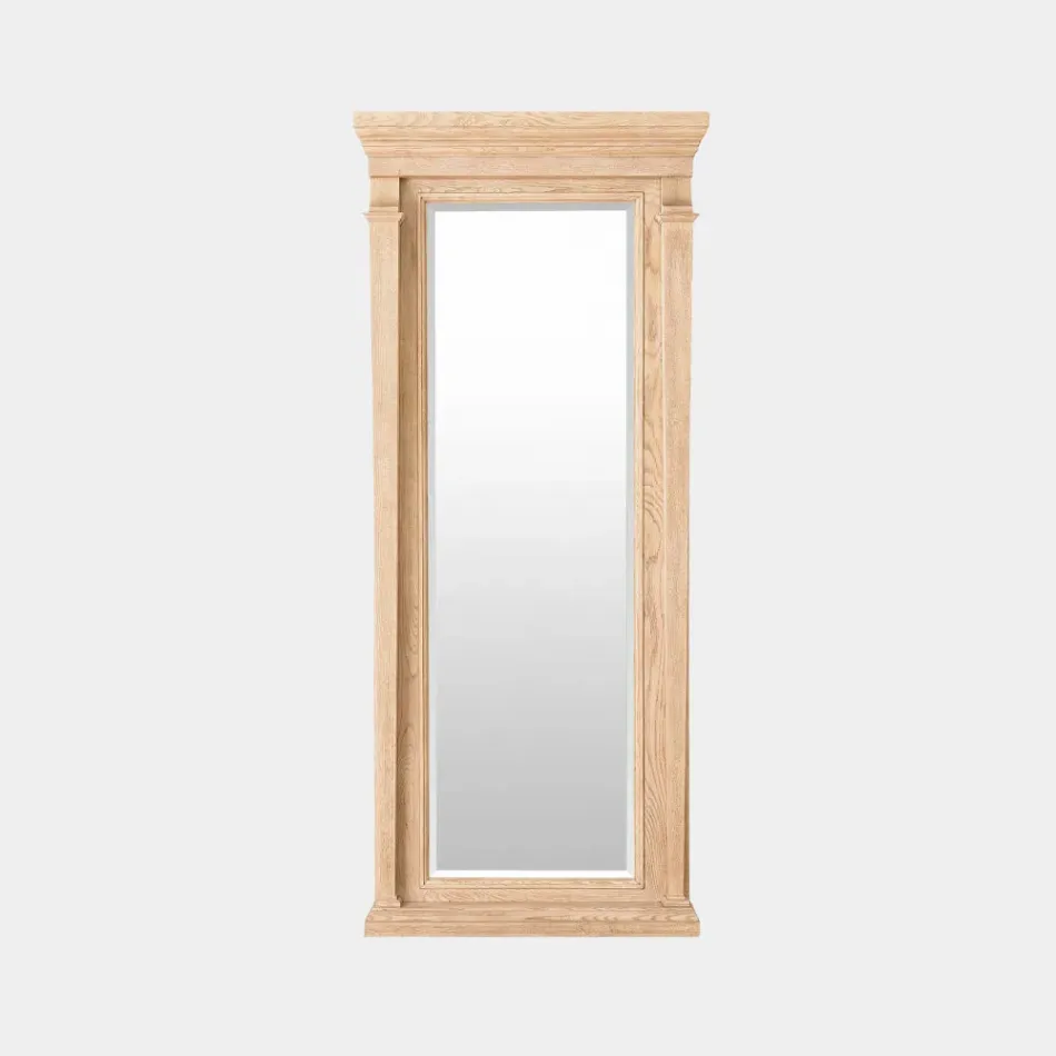 Josephine Bleached Oak Floor Mirror