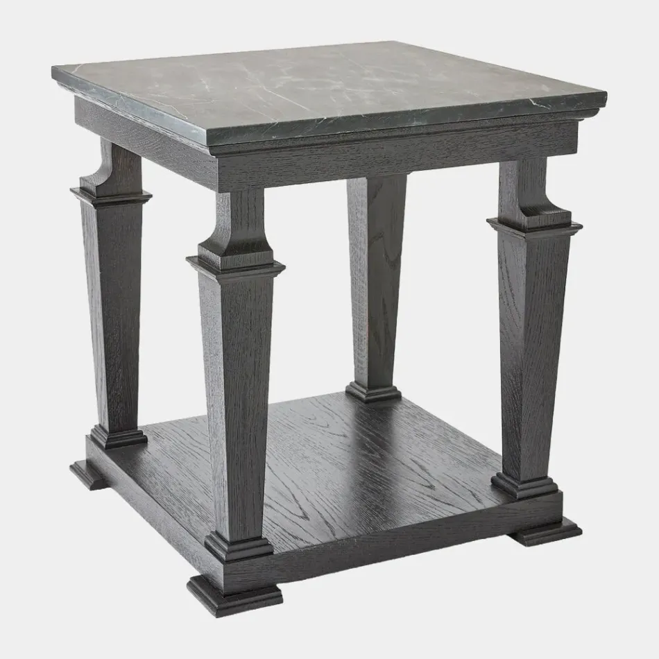 Josephine Blackened Oak Side Table