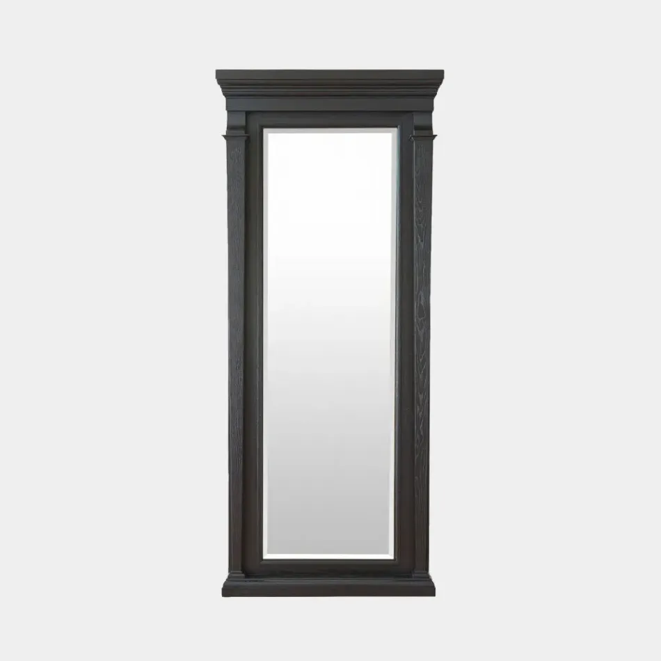 Josephine Blackened Oak Floor Mirror