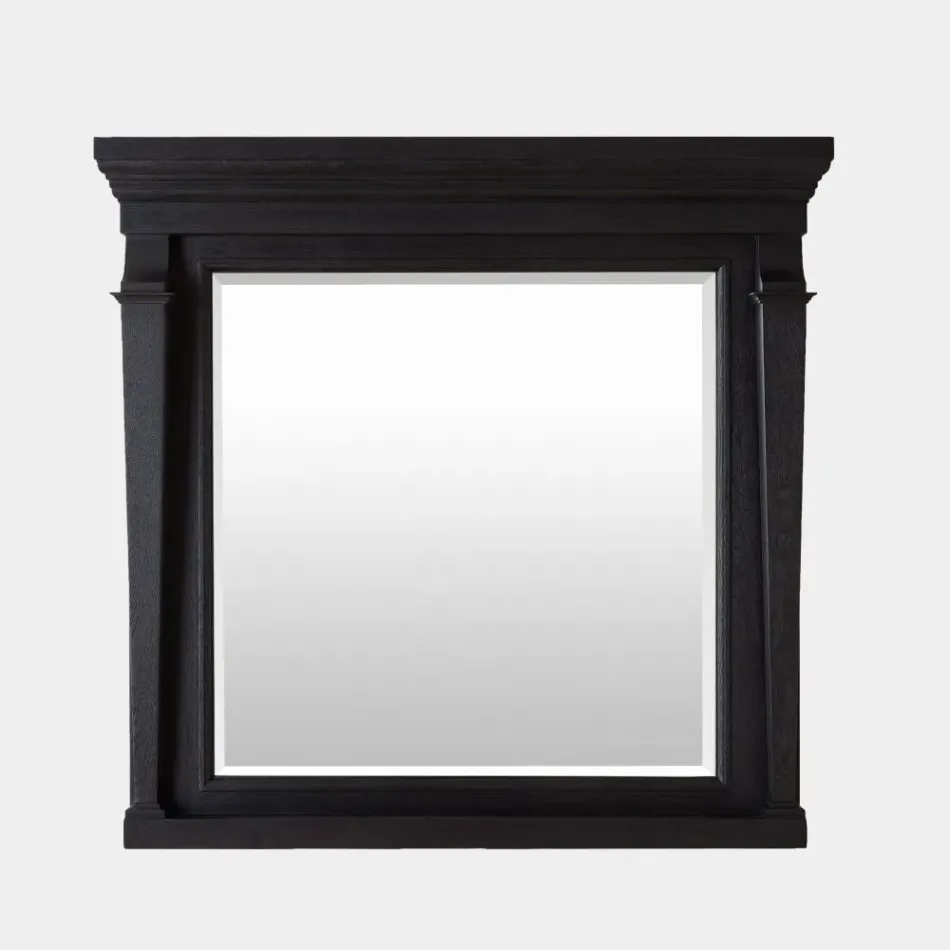 Josephine Blackened Oak Rectangular Mirror
